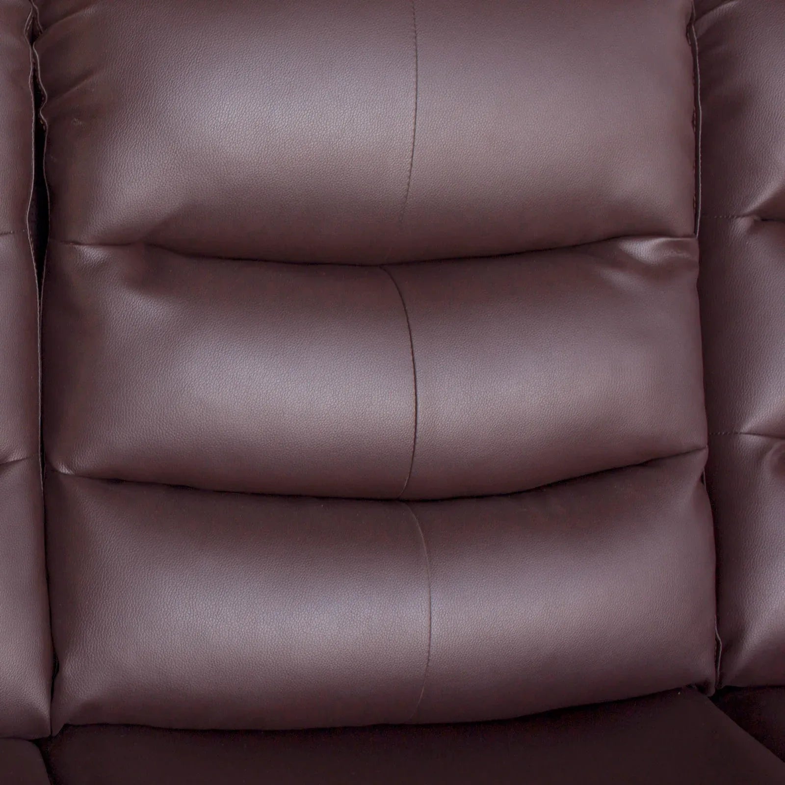 Single Seater Recliner Sofa Chair In Faux Leather Lounge Couch Armchair in Brown - Mekamart Australia