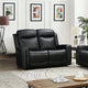 2 Seater Electric Leather/PVC Black Recliner - Mekamart Australia