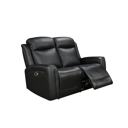 2 Seater Electric Leather/PVC Black Recliner - Mekamart Australia