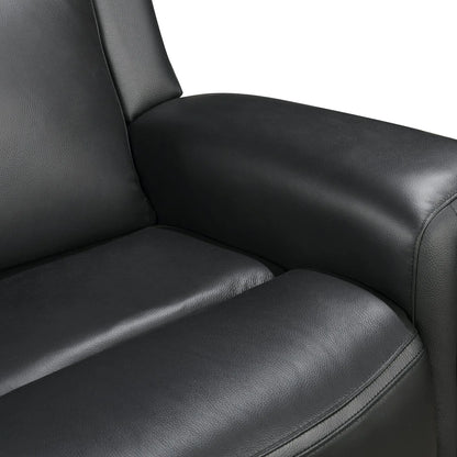 2 Seater Electric Leather/PVC Black Recliner - Mekamart Australia