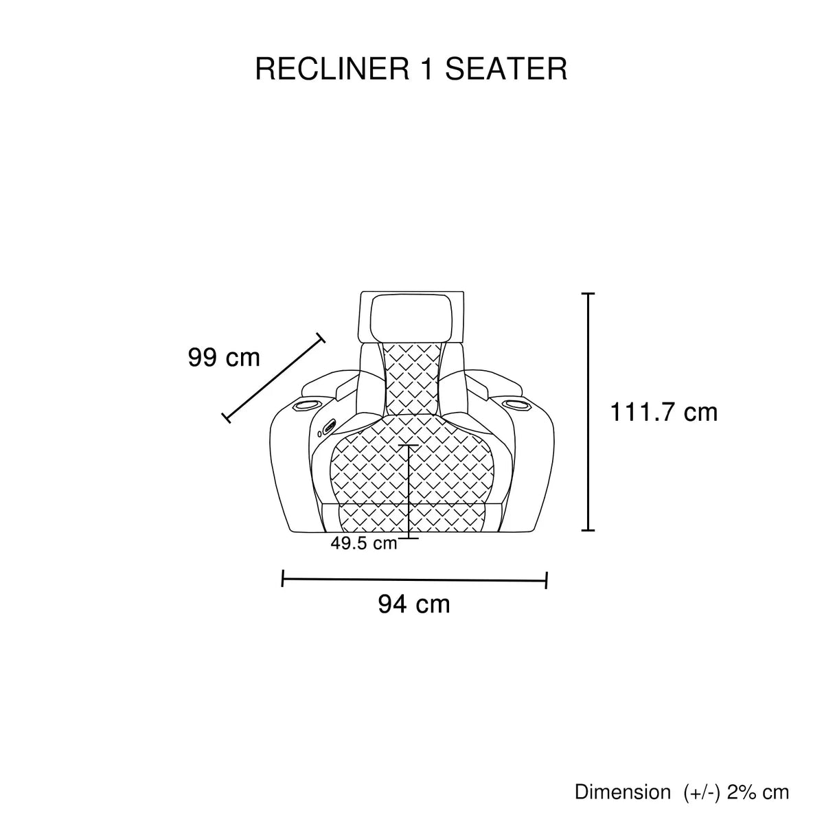 3-1-1 Seater Electric Air Leather Dark Grey Recliner Set - Mekamart Australia