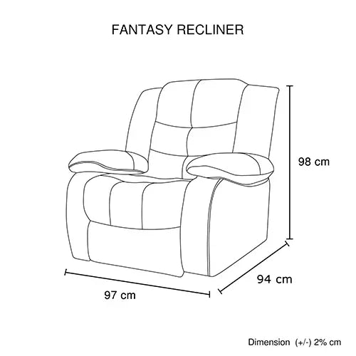 3+1+1 Seater Recliner Sofa In Faux Leather Lounge Couch in Black - Mekamart Australia