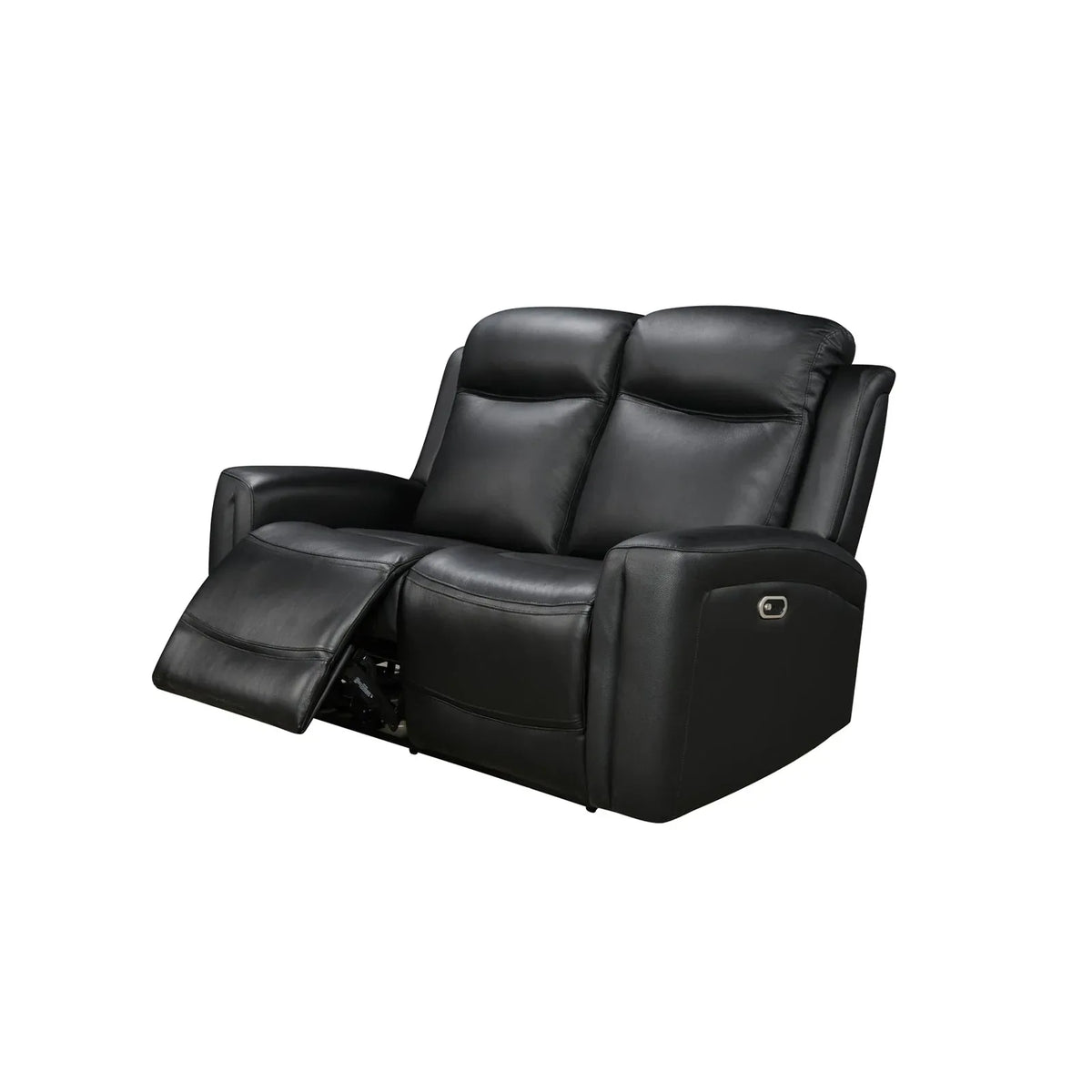 3-2 Seater Electric Leather/PVC Black Recliner Set - Mekamart Australia