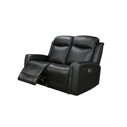 3-2 Seater Electric Leather/PVC Black Recliner Set - Mekamart Australia