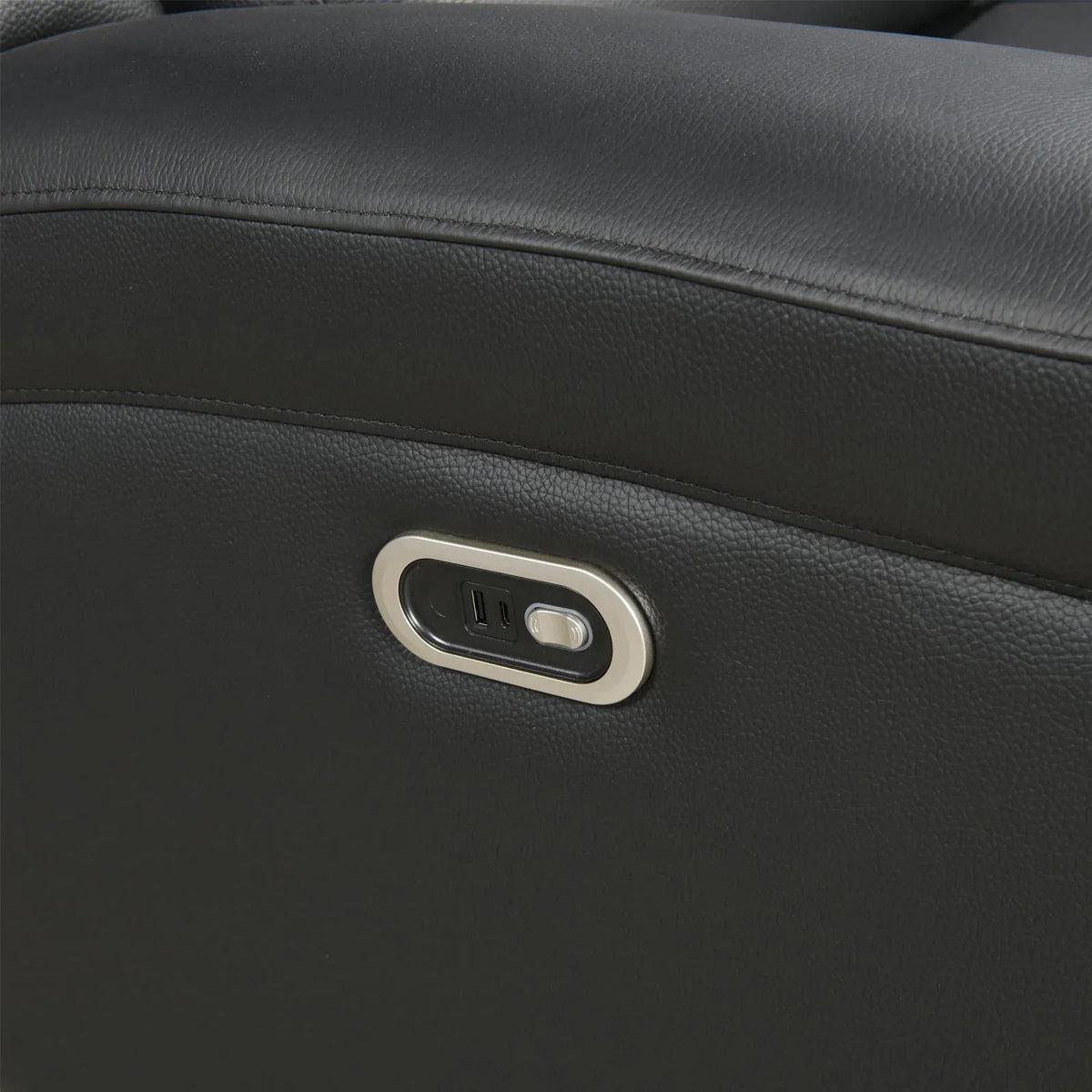 3-2 Seater Electric Leather/PVC Black Recliner Set - Mekamart Australia
