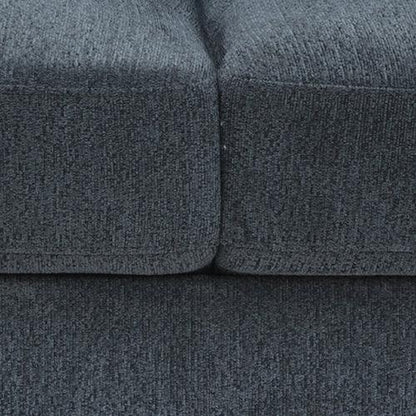 3 Seater Sofa Set Polyester Fabric Charcoal Multilayer Two Pillows Individual Pocket Spring - Mekamart Australia