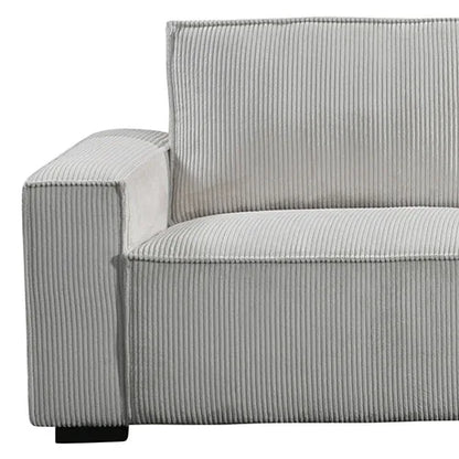 Reno 3 Seater Sofa Grey Colour Fabric Upholstery Wooden Structure Knock Down Feature In Back & Arms - Mekamart Australia