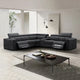 Washington Genuine Leather 6 Seater Corner Sofa With 2 Electric Recliners And Reversible Console - Mekamart Australia