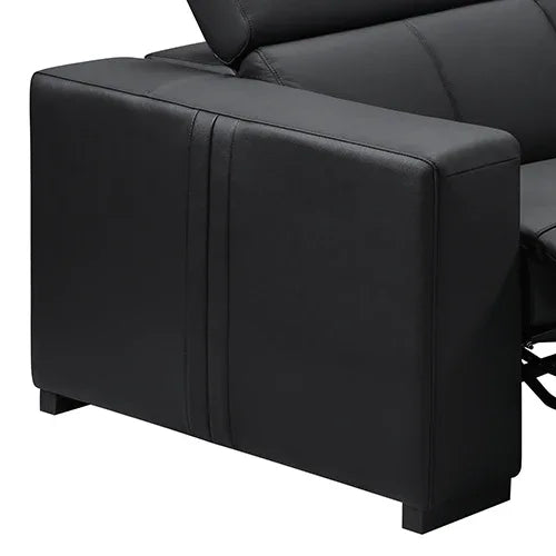 Washington Genuine Leather 6 Seater Corner Sofa With 2 Electric Recliners And Reversible Console - Mekamart Australia