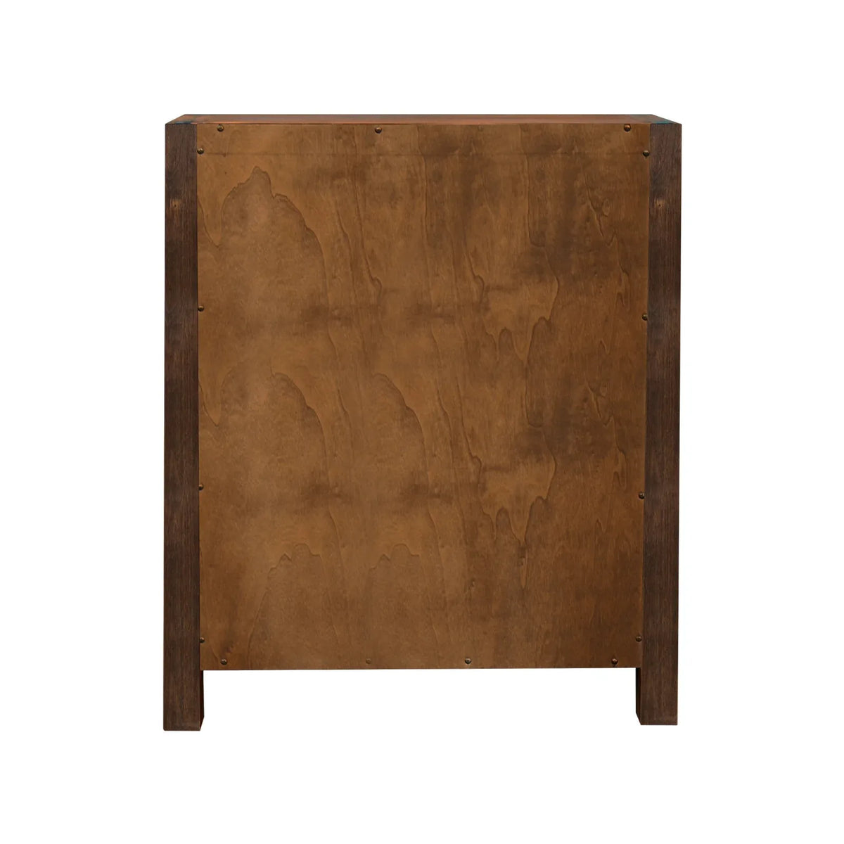 Tallboy with 4 Storage Drawers Solid Wooden Assembled in Chocolate Colour - Mekamart Australia