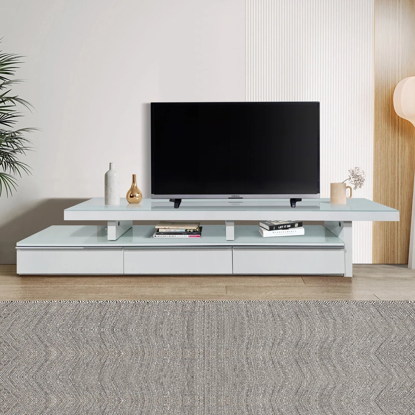 Marlin Tv Unit White - Mekamart Australia