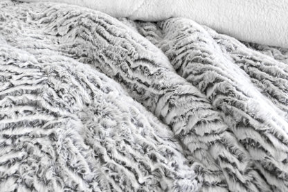 Faux Fur SHERPA 3PCE COMFORTER SET - QUEEN/KING - Mekamart Australia