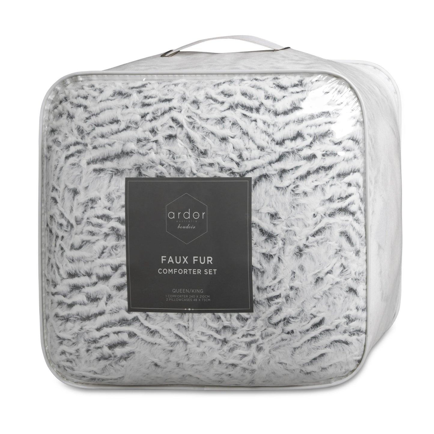 Faux Fur SHERPA 3PCE COMFORTER SET - QUEEN/KING - Mekamart Australia