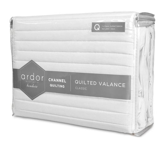 Quilted VALANCE - KING - Mekamart Australia
