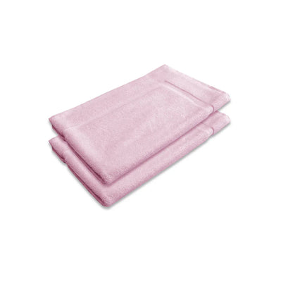 800GSM Set of 2 Cotton Bath Mat Pink - Mekamart Australia