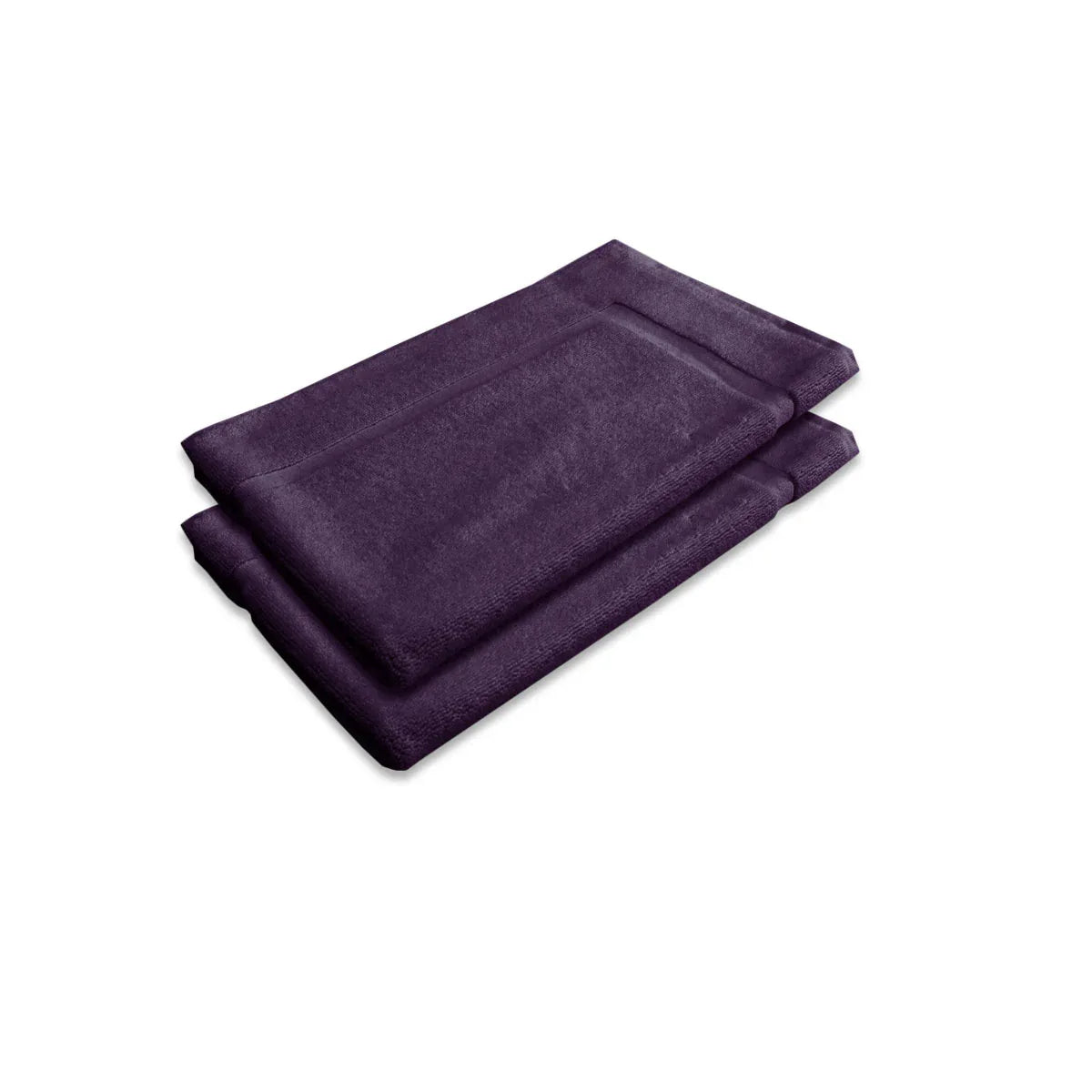 800GSM Set of 2 Cotton Bath Mat Plum - Mekamart Australia