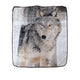 Soft 3D Animal Print Faux Mink Blanket Queen Wild Wolf - Mekamart Australia