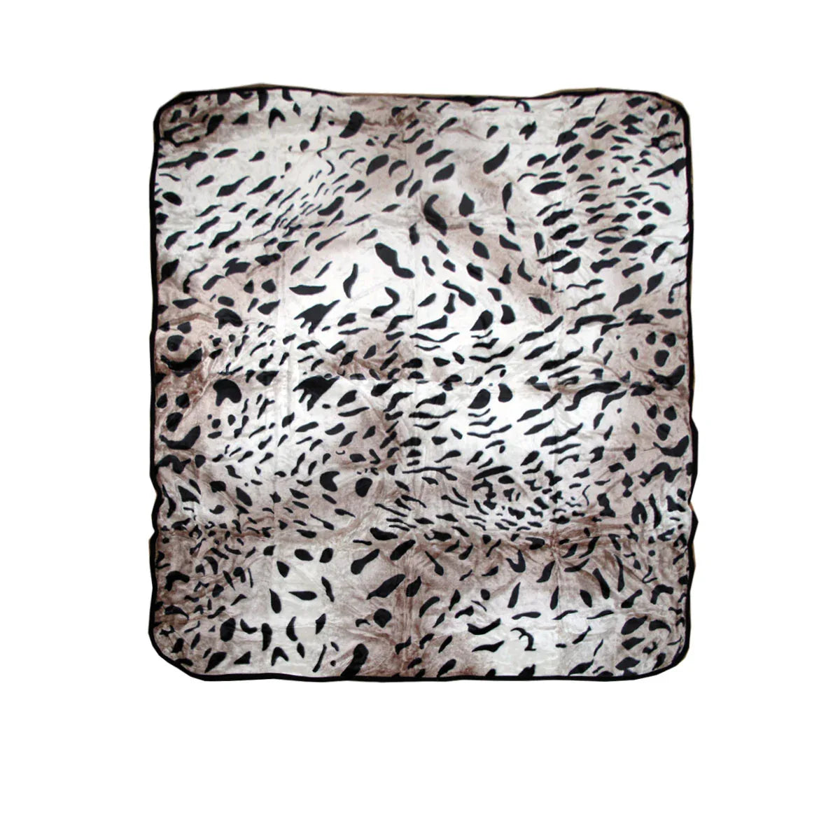 Animal Skin Pattern Faux Mink Blanket Queen Jaguar - Mekamart Australia