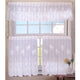 3 Pce Cafe Flora Lace Curtain Set - Mekamart Australia