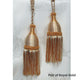 Pair of Curtain Tassel Rope Ties 52cm Royal Gold - Mekamart Australia