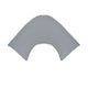 280TC Polyester Cotton V Shape Pillowcase Grey - Mekamart Australia