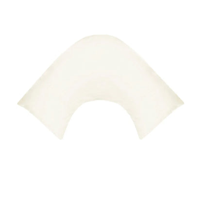 280TC Polyester Cotton V Shape Pillowcase Ivory - Mekamart Australia