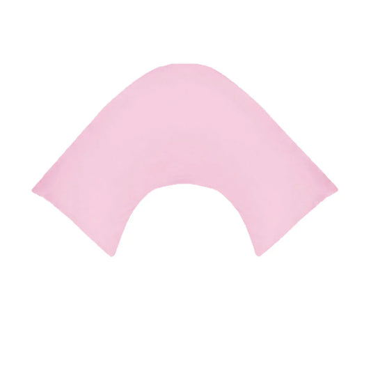 280TC Polyester Cotton V Shape Pillowcase Pink - Mekamart Australia