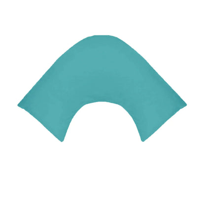 280TC Polyester Cotton V Shape Pillowcase Teal - Mekamart Australia