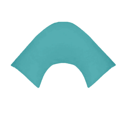 280TC Polyester Cotton V Shape Pillowcase Teal - Mekamart Australia