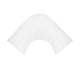 280TC Polyester Cotton V Shape Pillowcase White - Mekamart Australia