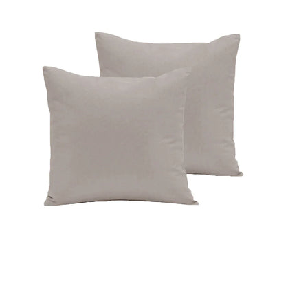 Pair of 280TC Polyester Cotton European Pillowcases Latte - Mekamart Australia