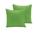 Pair of 280TC Polyester Cotton European Pillowcases Lime - Mekamart Australia