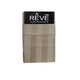 Pair of Reve 100% Cotton Standard Pillowcases 48 x 74 cm Wide Stripe Taupe - Mekamart Australia