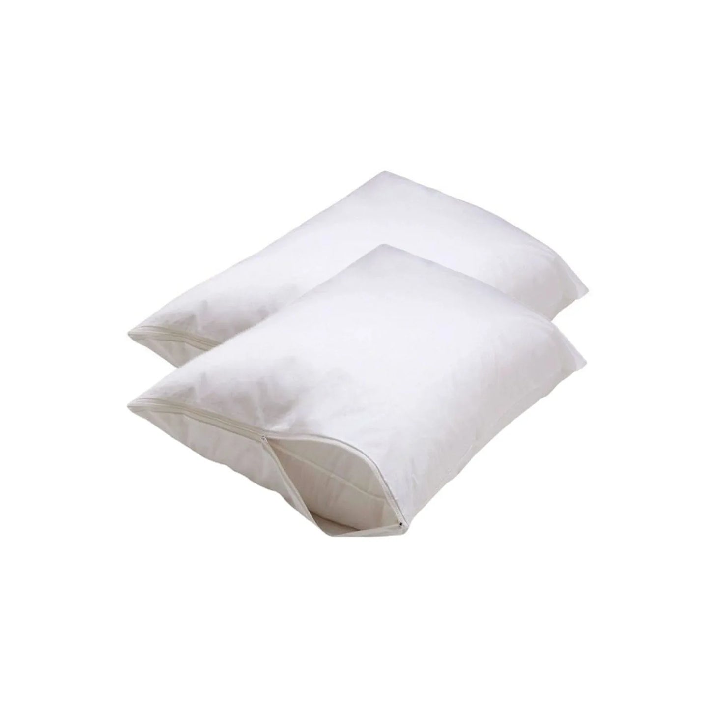 Set of 2 Stain Resistant Pillow Protectors Standard - Mekamart Australia