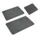 Sleim Set of 3 Bath Mat Set Charcoal (Also Known as Smoke) - Mekamart Australia