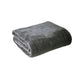 Hotel Living Super Soft Coral Fleece Blanket Single Grey - Mekamart Australia