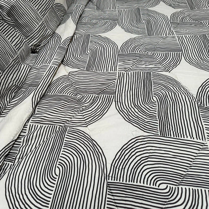 Hotel Living 3 Pce Light Weight Comforter Set Queen/King Oscar Curves - Mekamart Australia