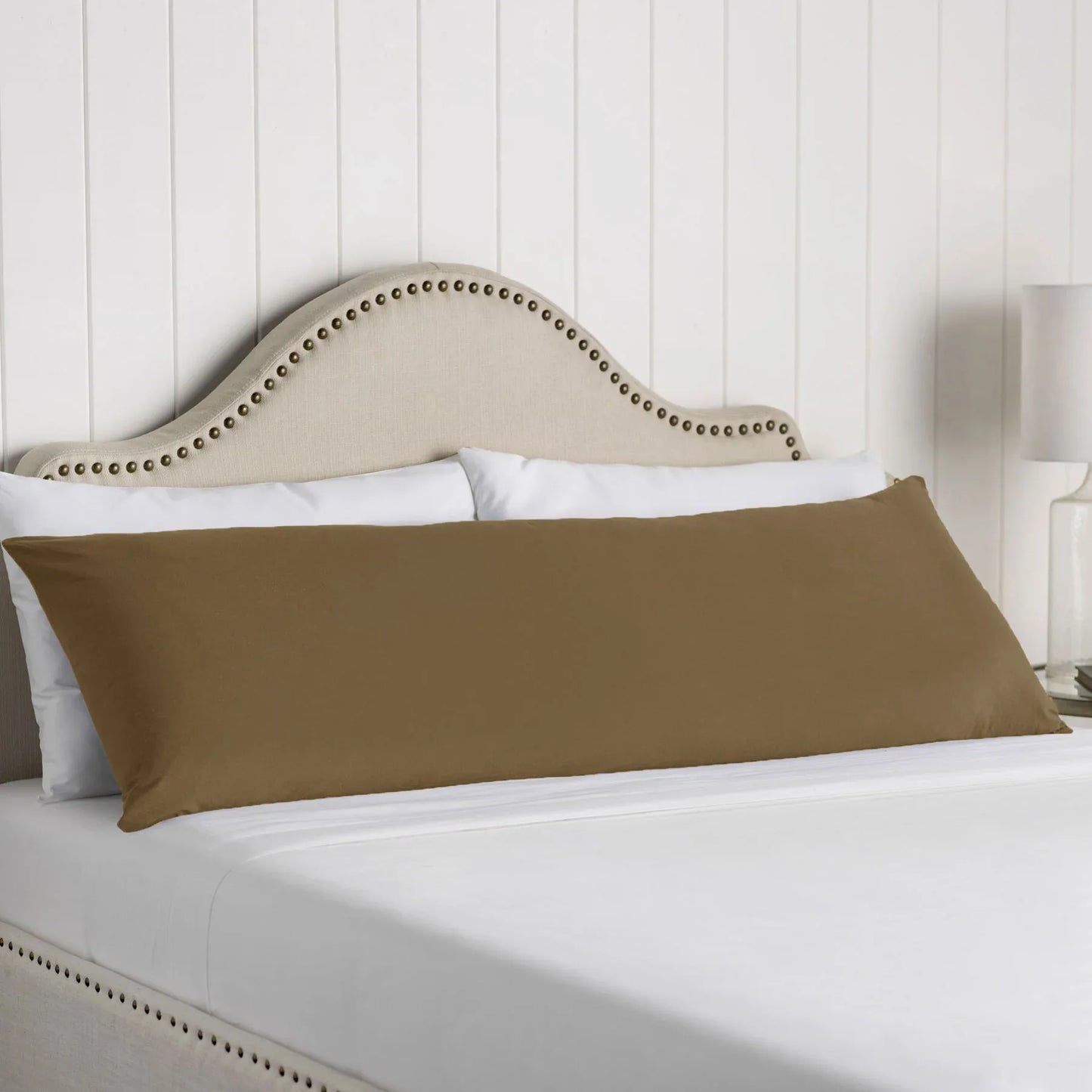 Artex 100% Cotton Body Pillowcase Brown - Mekamart Australia