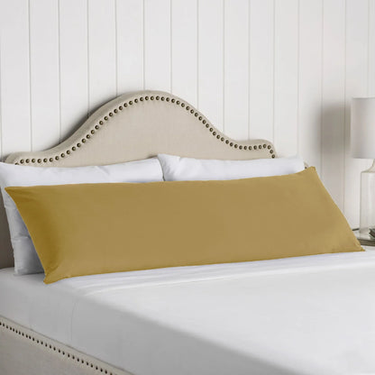 Artex 100% Cotton Body Pillowcase Gold - Mekamart Australia