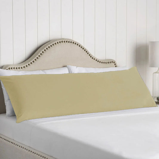 Artex 100% Cotton Body Pillowcase Light Taupe - Mekamart Australia