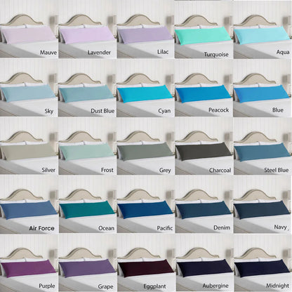 Artex 100% Cotton Body Pillowcase Navy - Mekamart Australia