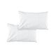 Pair of Solid Colour Microfiber Standard Pillowcases 48x73cmx15cm (Flap) White - Mekamart Australia