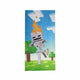 Kids Fun Theme Cotton Beach Towel 70 x 140 cm Mincraft Fire