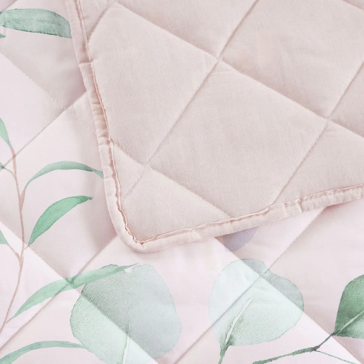 Bianca Sidney Blush Printed Floral Bedspread Set Queen - Mekamart Australia