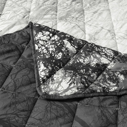 Bianca Boscage Black Forest Printed Quilted Polyester Coverlet Set Queen/King - Mekamart Australia