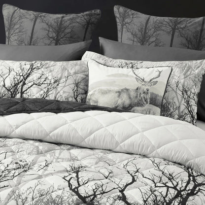 Bianca Boscage Black Forest Printed Quilted Polyester Coverlet Set Super King - Mekamart Australia