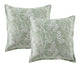 Bianca Pair of Eden Sage European Pillowcases - Mekamart Australia