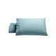 Bianca Pair of Heston Cotton Percale Standard Pillowcases Steel Blue - Mekamart Australia