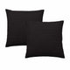 Bianca Pair of Kahlani Chocolate European Pillowcases 65 x 65cm - Mekamart Australia