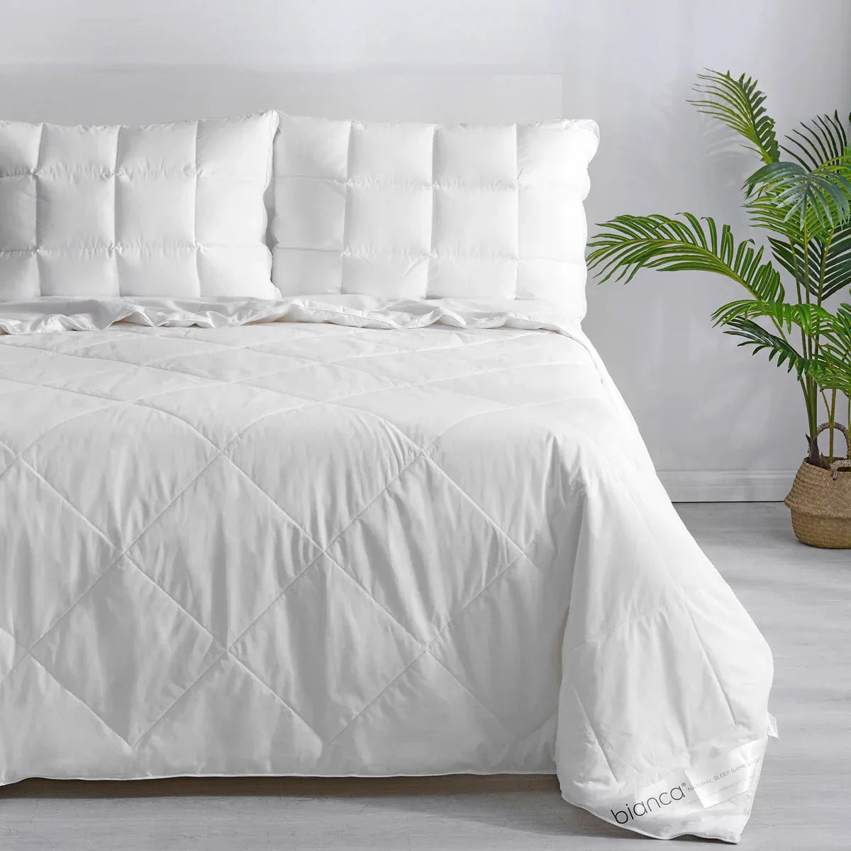 Bianca 250GSM Natural Sleep Bamboo Summer Quilt Double - Mekamart Australia